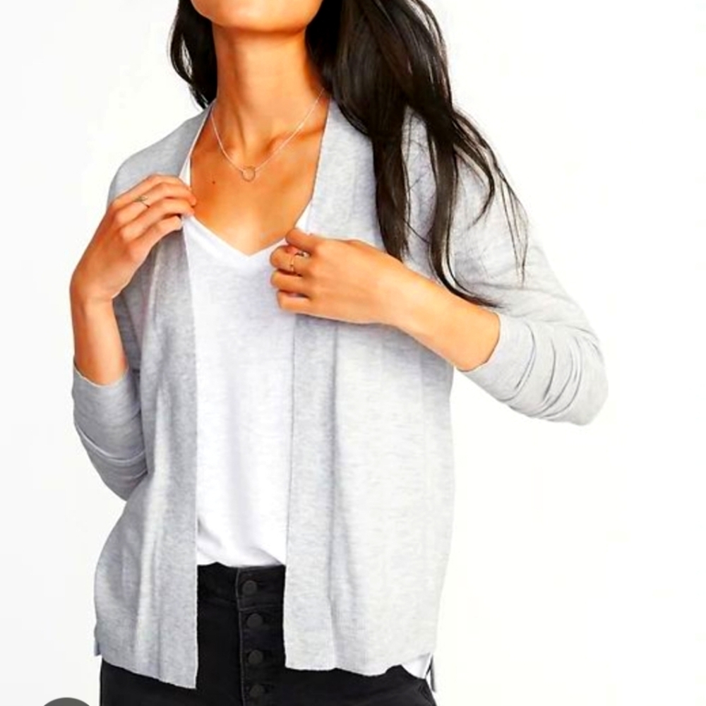 Old Navy  Open-Front Cardigan, Size Xs. Light Gray